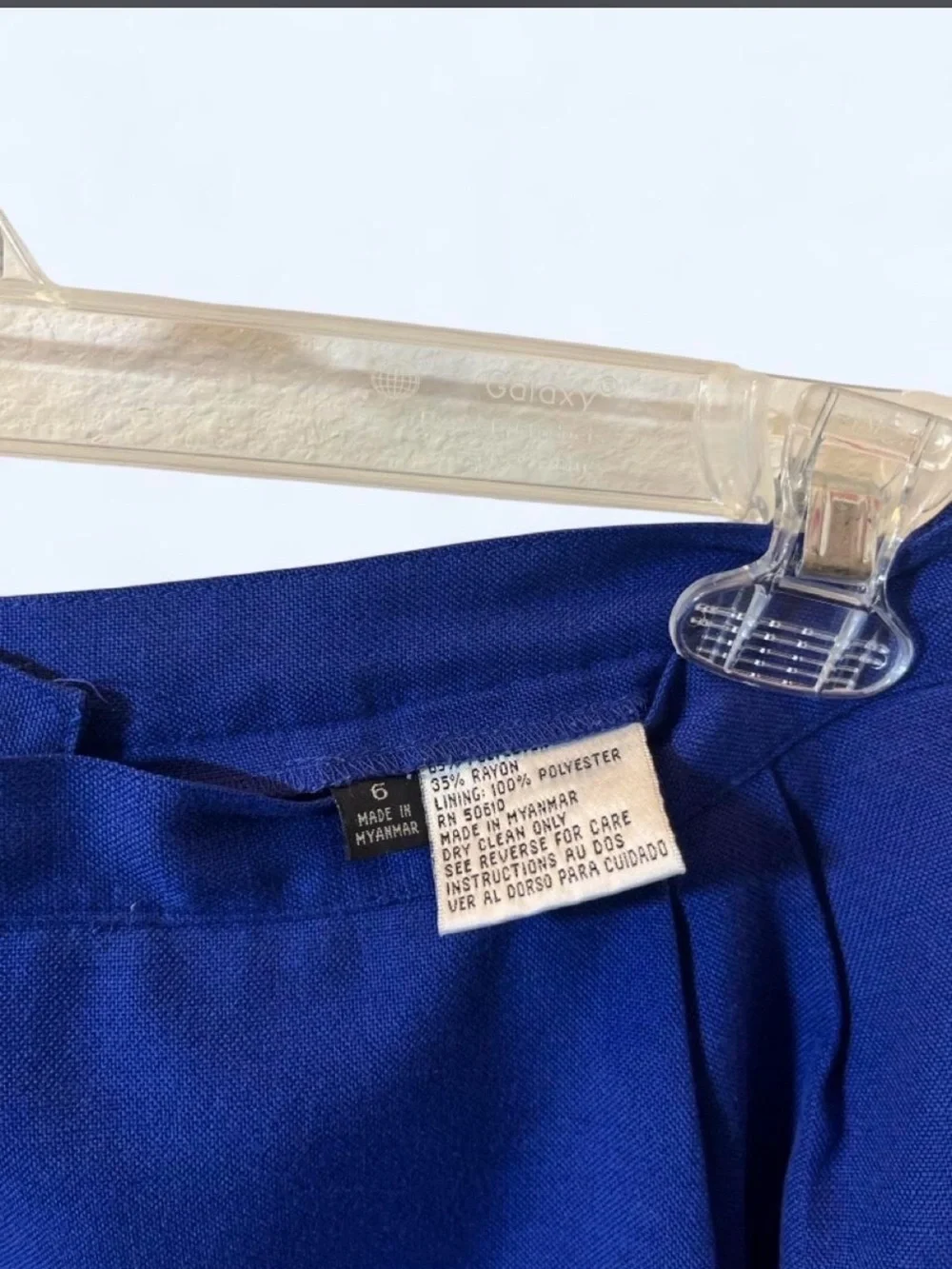 Vintage Le Suit Royal Blue 2PC Skirt Suit Princess Diana Inspired